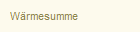 Wrmesumme